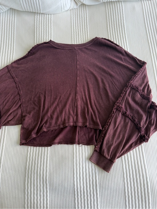 Free People Tops - Free People Cropped Long-Sleeve Top